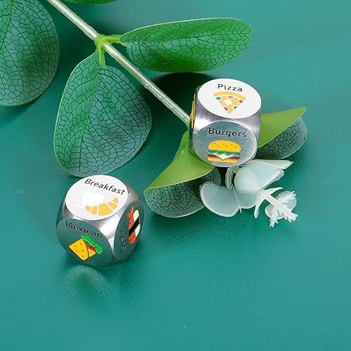Miniatura 8 de 2 dados de comida para decidir, regalos de Pascua para adultos, rellenos de cesta de Pascua, regalo de aniversario de acero para él, boda,