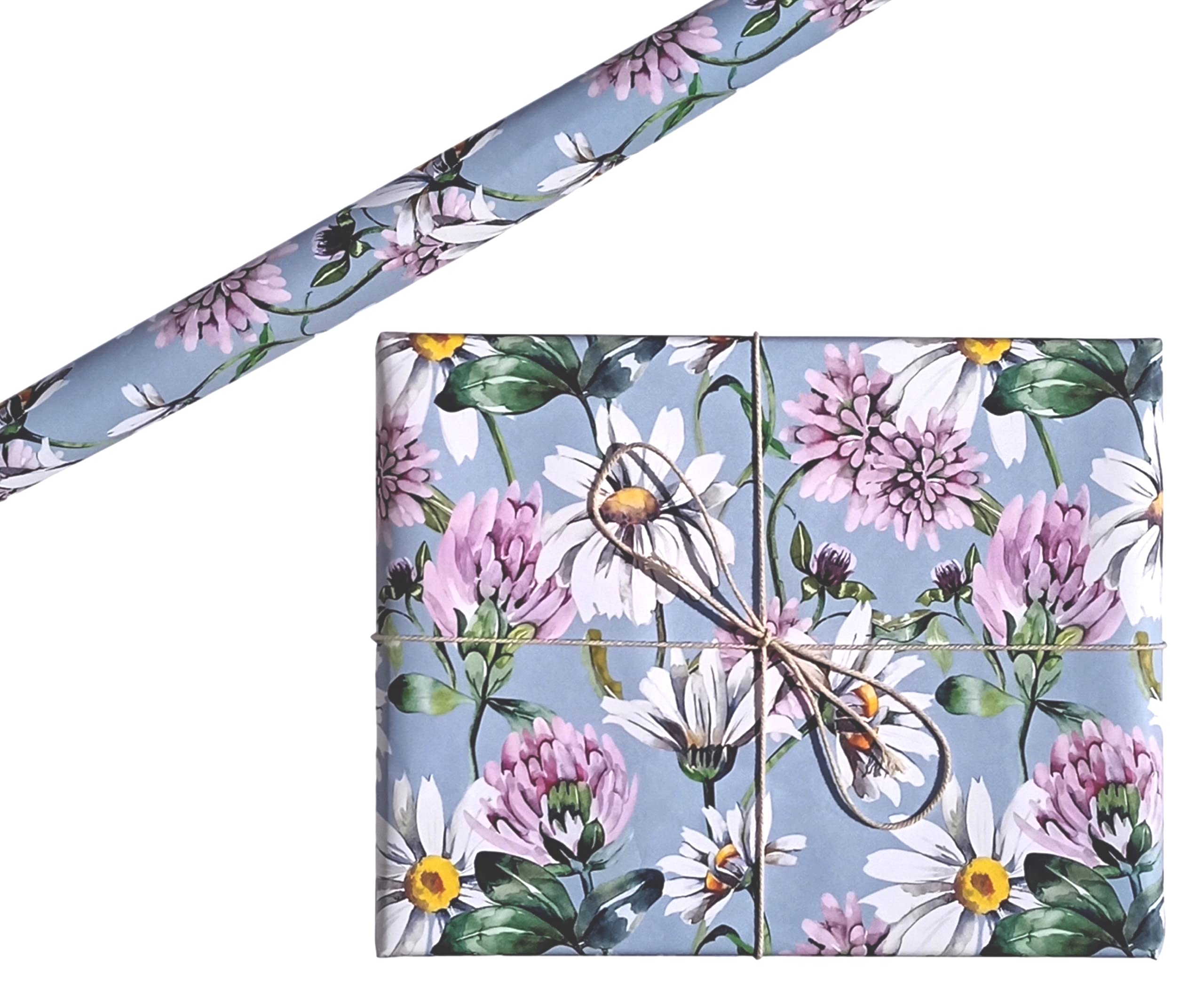 aakar Pack Of 5 Gift Wrapping Paper Sheets, Gift Wrap Paper For Birthday (Pack Of 5, Lilac Bliss)