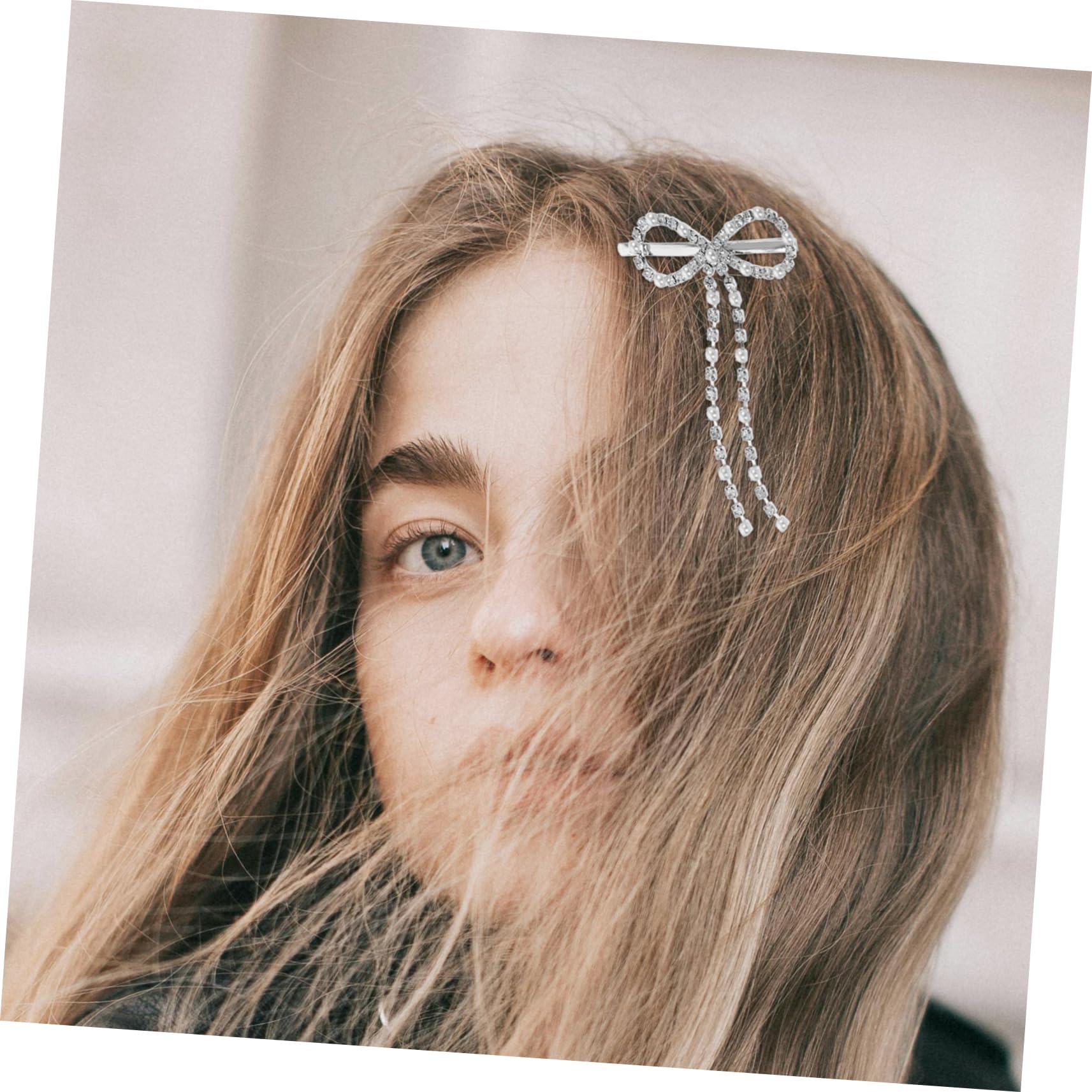 SHERCHPRY 10pezzi Fermagli Per Fiocco Metallo Clip Decorative Con Strass Per Donne e Ragazze Elegante e Versatile Per Occasioni Quotidiane e Feste