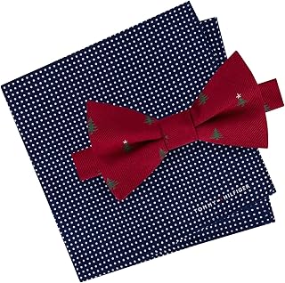 Tommy Hilfiger Mens Conversational Tree Pin Dot Self-Tied Bow Tie