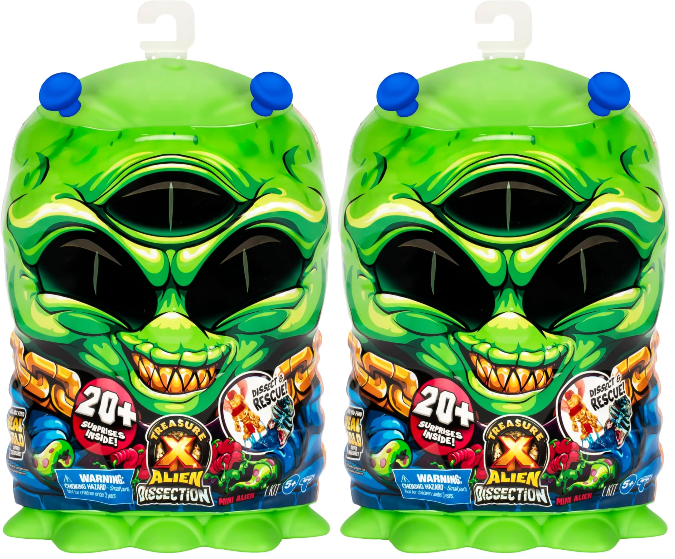 Treasure X Aliens Mini Dissection Action Figure (Pack of 2