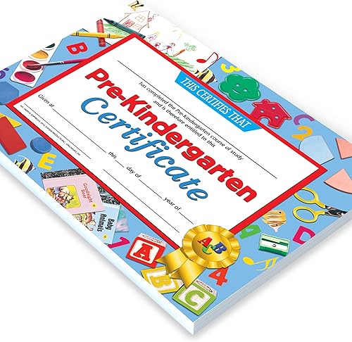 Miniatura 6 de Hayes Certificado de pre-kindergarten, 11 x 8-12 pulgadas, papel, paquete de 30