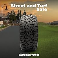 Vista 6 de Xcomp Gladiator 23x10-14 DOT - Neumático para carrito de golf con refuerzo de acero, juego de cuatro