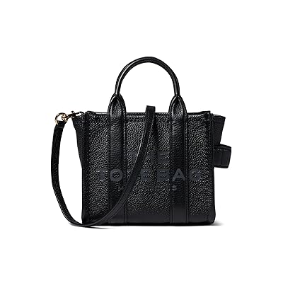 Marc Jacobs The Leather Crossbody Tote Bag Handbags Black