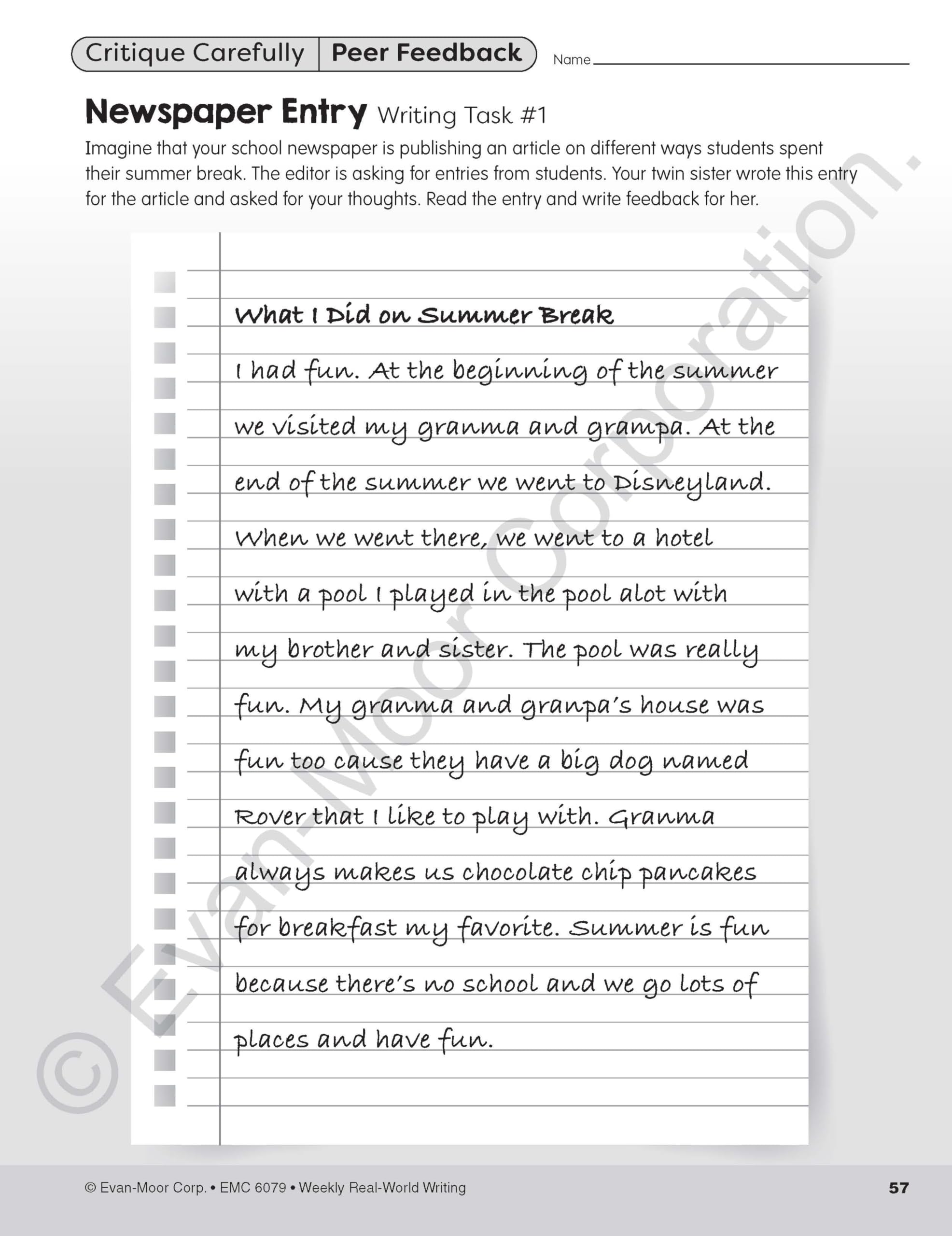 Weekly Real-World Writing, Grades 5-6