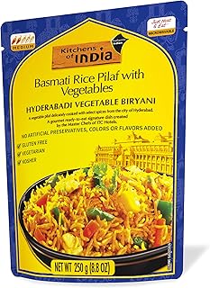 Kitchens of India Hyderabadi Vegetable Biryani - Basmati Rice Pilaf with...