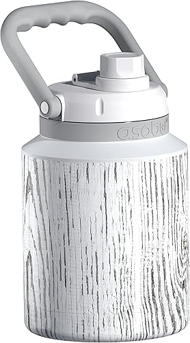 Miniatura 7 de Asobu Mighty - Jarra aislada de acero inoxidable de doble pared, 68 onzas, medio galón (mármol medianoche)