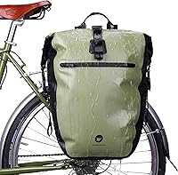 Vista 1 de HUNTVP Bolsa de Alforja para Bicicleta de 27L Mochila Multifuncional Bolsa de Bicicleta Ciclismo Bolsa de Maletero para Asiento Trasero de Bicicleta