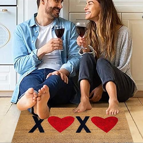 Miniatura 5 de XOXO - Felpudo de San Valentín, tapete de entrada de baño, tapete de bienvenida para puerta delantera, tapete de San Valentín, regalo de San