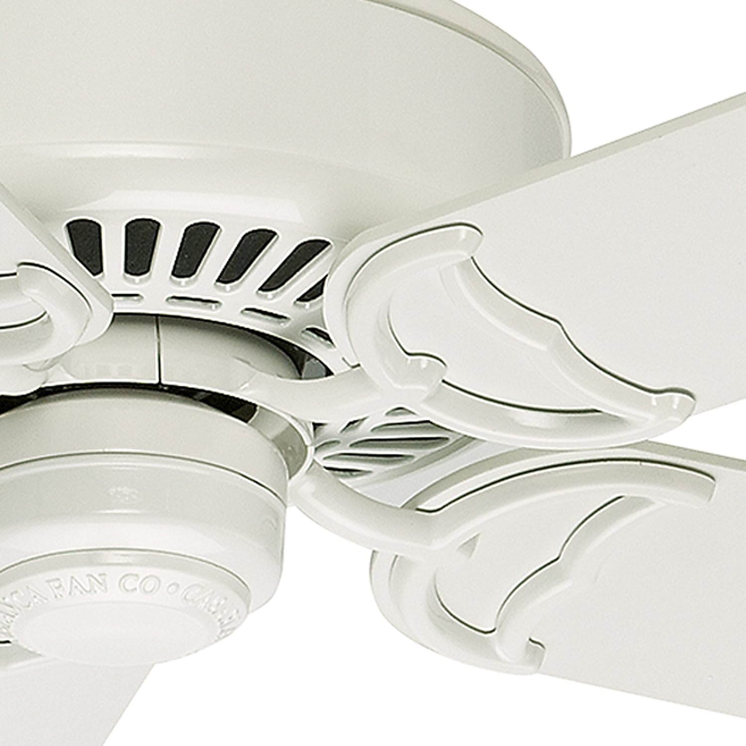 Casablanca Fan 54 inch Snow White Finish Ceiling Fan with 10 Speed Standard Analog Wall Control (Renewed)