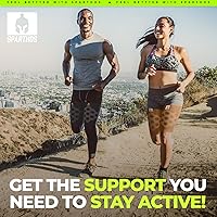 Vista 5 de Sparthos Mangas de compresión para muslos [Desert Beige - XL] x Cadera [Pierna Derecha]