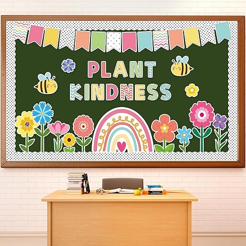 ZOiiWA Juego de 98 tableros de anuncios de flores de primavera, decoración de tablón de anuncios de bondad de plantas, decoración floral de