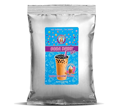 Buddha Bubbles Boba - Mezcla de bebida en polvo prémium de té Boba/Bubble Tea de Buddha Bubbles Boba 1 kilo (2.2 libras) (35.27 oz)