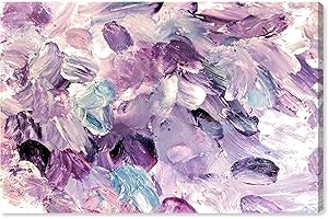 Oliver Gal Artist Co. Artist Painting in Majestic Purple Hues