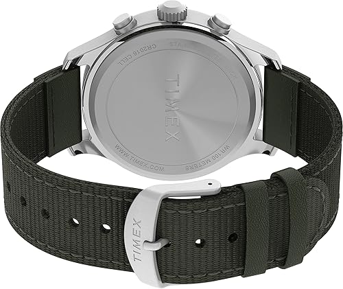 Miniatura 4 de Timex Expedition Field Chronograph 43mm Mens Analog Watch INDIGLO Backlight Durable Comfortable Adjustable Strap Rugged Outdoor Watch 100M Water