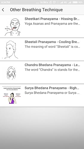 Pranayama Breathing Yoga Free Ebook App in English