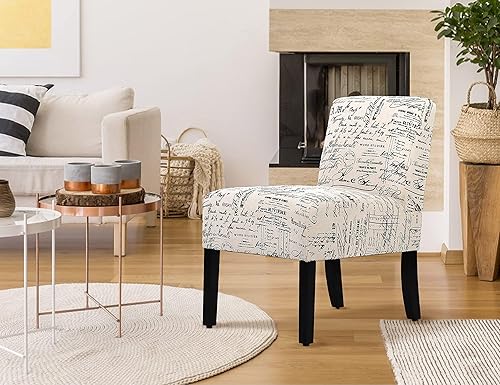 Miniatura 9 de Silla pequeña para dormitorio, juego de 2 sillas decorativas, silla decorativa sin brazos, moderna para sala de estar, sillas auxiliares con patas