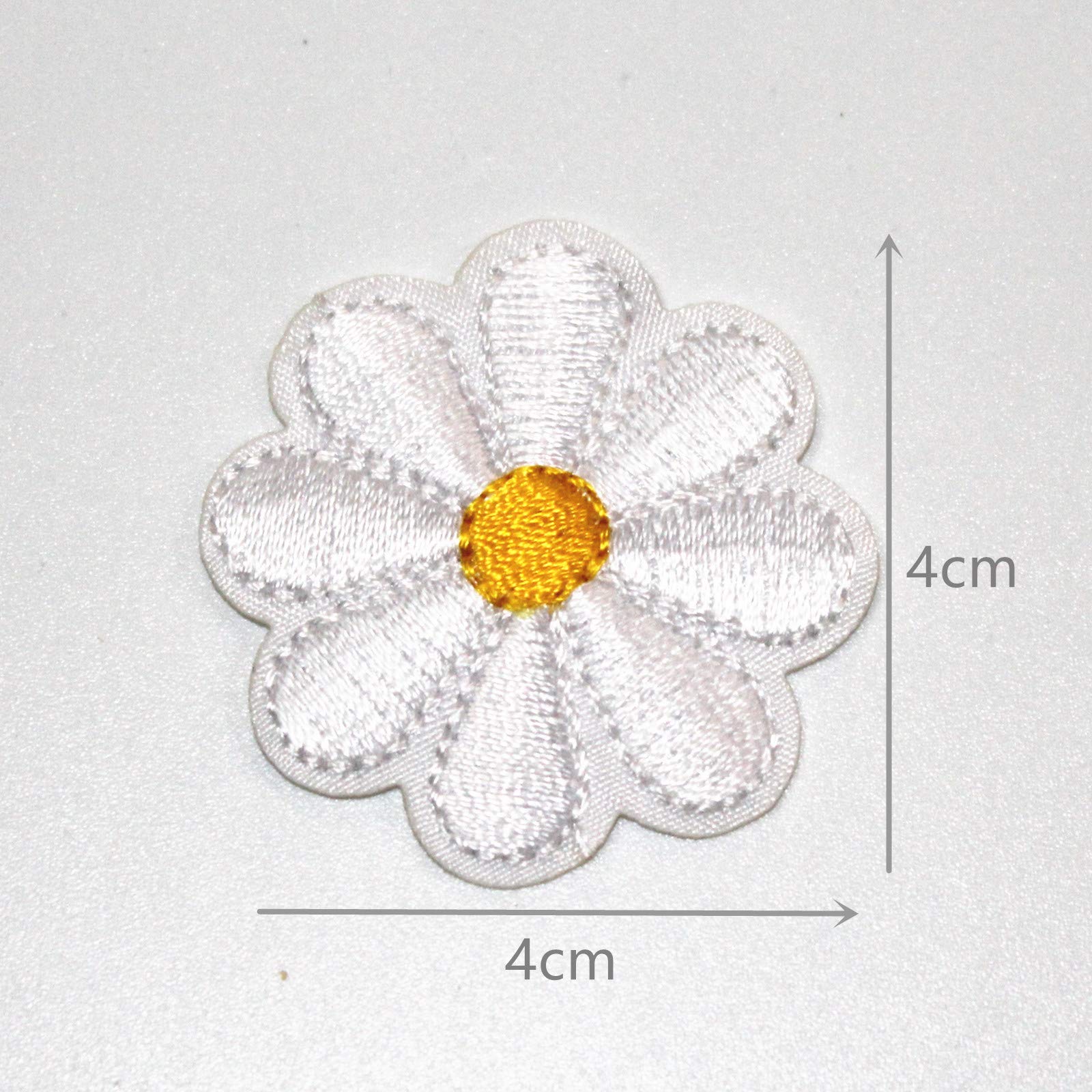 Sunmove, 10 Toppe Ricamate A Forma Di Girasole, Margherite, Da Cucire O