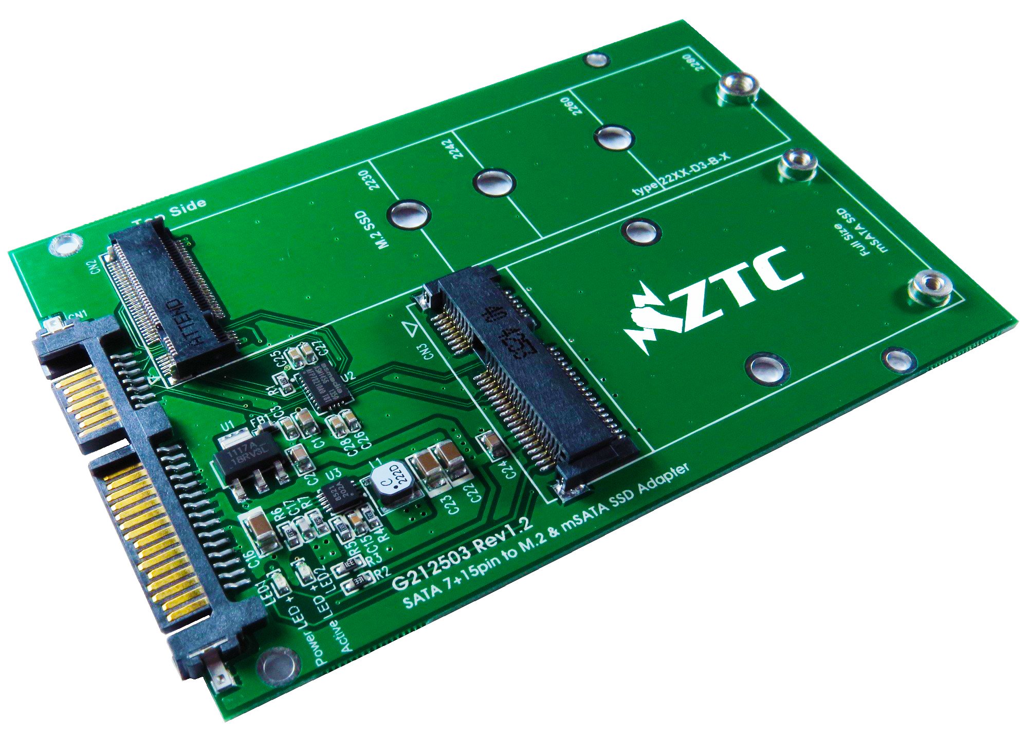 Buyyart New 2-in-1 Thunder Board M.2 (NGFF) mSATA SSD to SATA III Board Adapter. Multi Size Fit with High Speed 6.0 GB/s. (B00KFRVVU6) Amazon Price History, Amazon Price Tracker