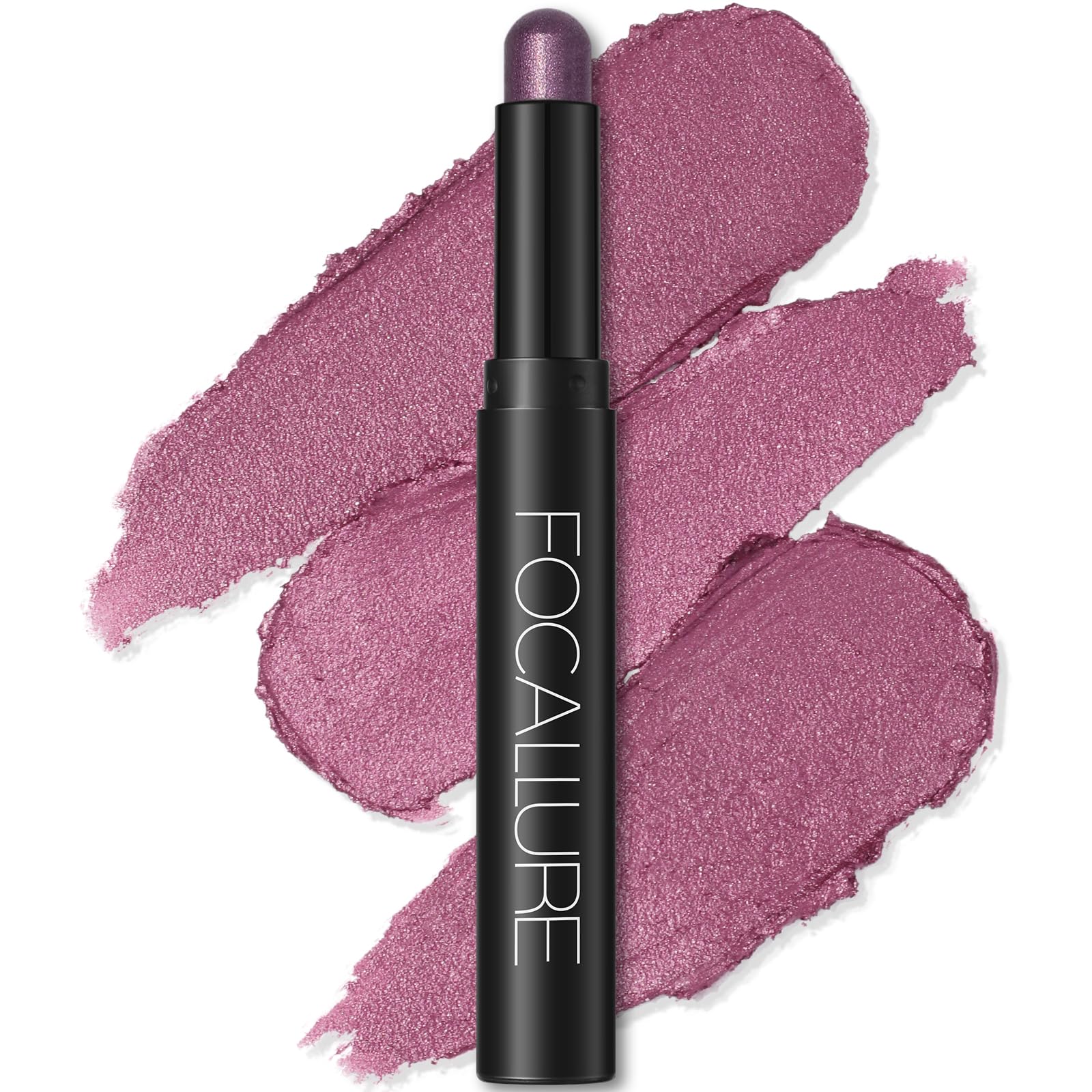 FOCALLUREShimmer and Matte Cream Eyeshadow Stick,Smooth Brilliant Eye Brightener Pencil for Women,Long Lasting Waterproof Eye Shadow and Liners Makeup,Toxic Romance