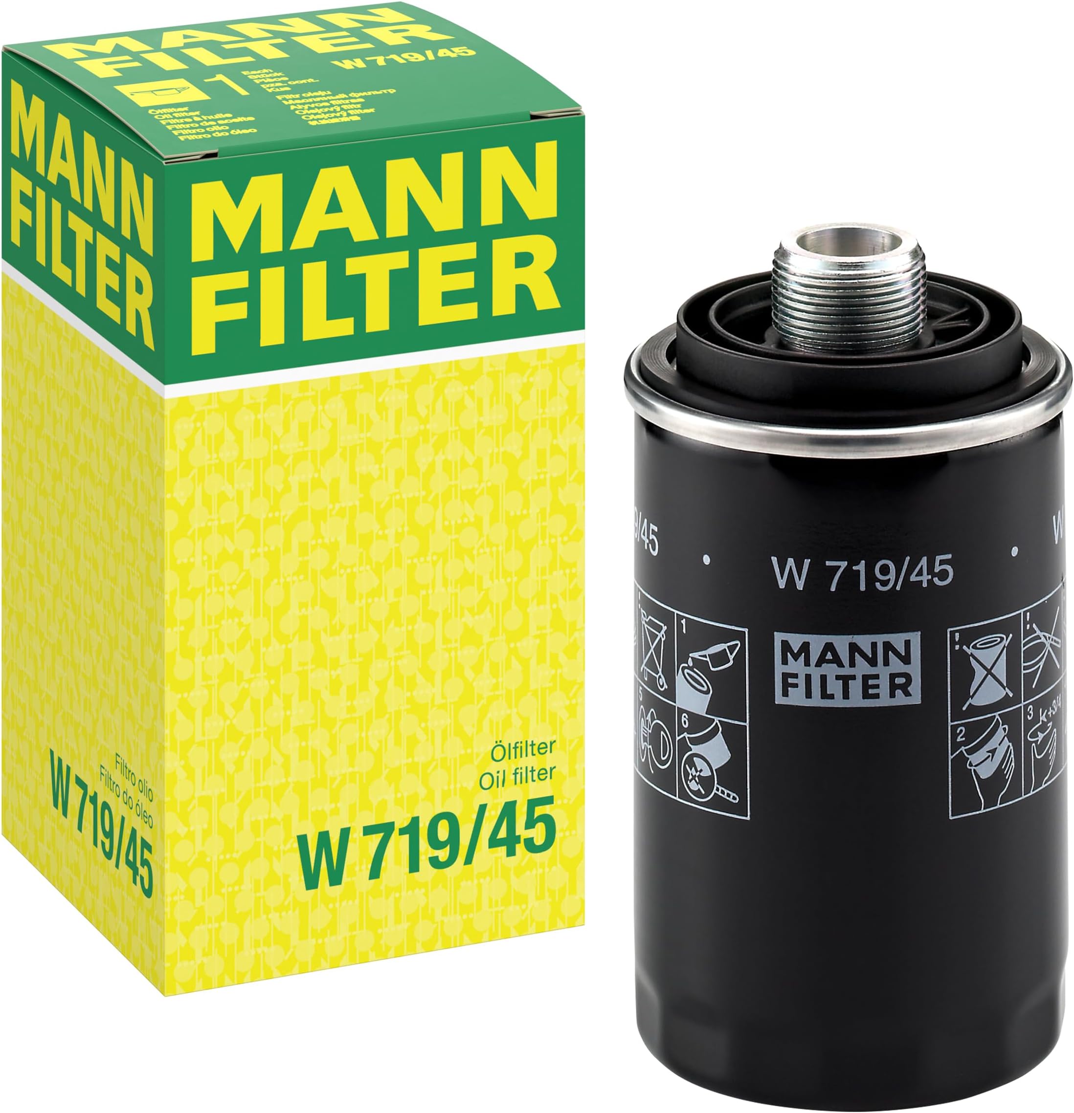 Mann-Filter W 719/45 Spin-on Oil Filter