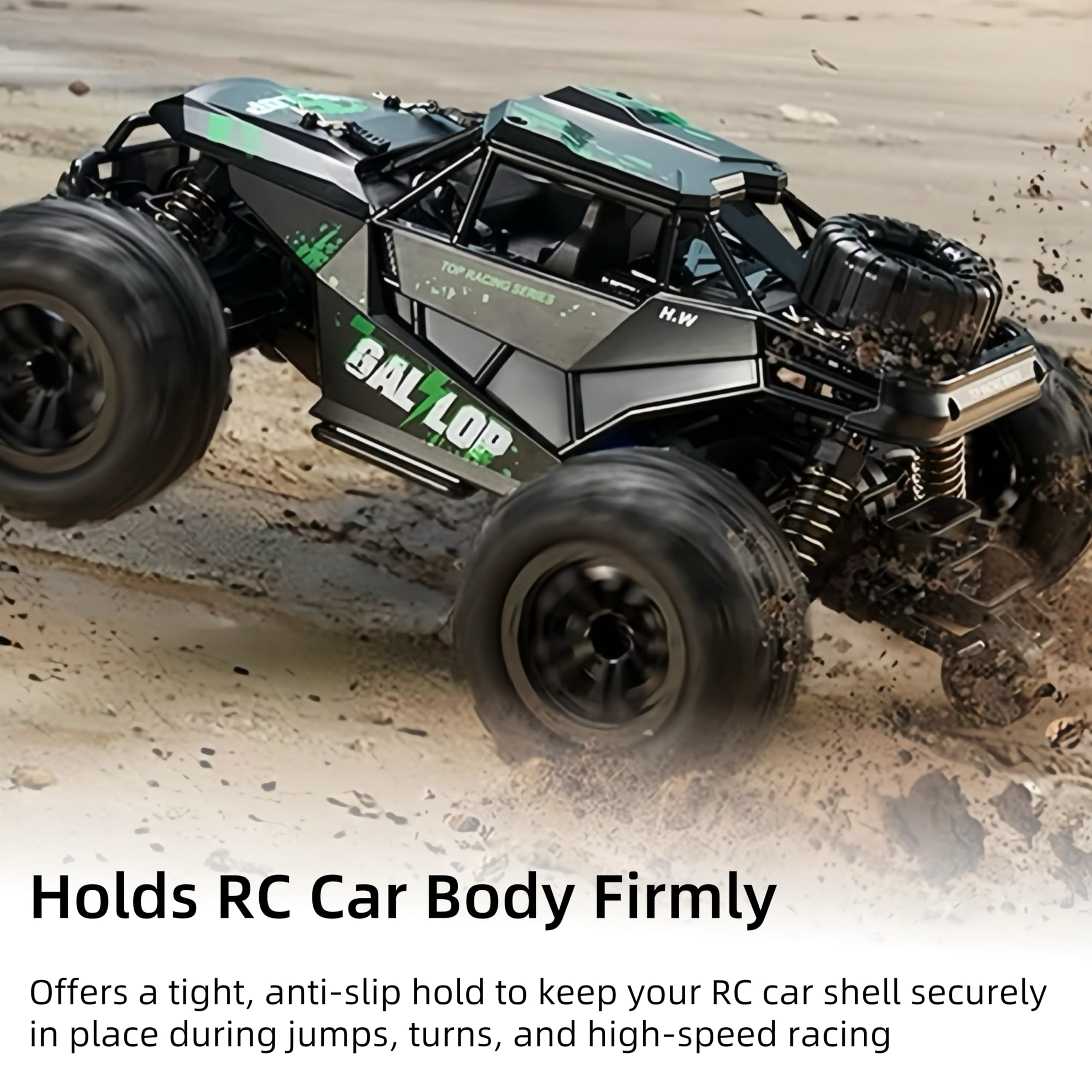 36 Stück RC Karosserie Clips, Body Shell Pins für 1/10 1/12 1/16 1/18 RC Autos, RC Körper Shell Pins mit Aufreißlaschen für Deerc Ersatzteile, Edelstahl Karosserieklammern