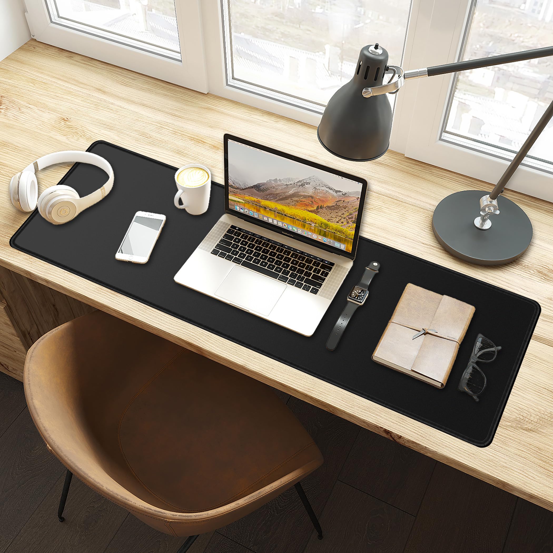 Tappetino Mouse Da Gioco XXL 100x30cm - Base Antiscivolo, Bordi Cuciti - Per Scrivania E Gaming - Foto 9