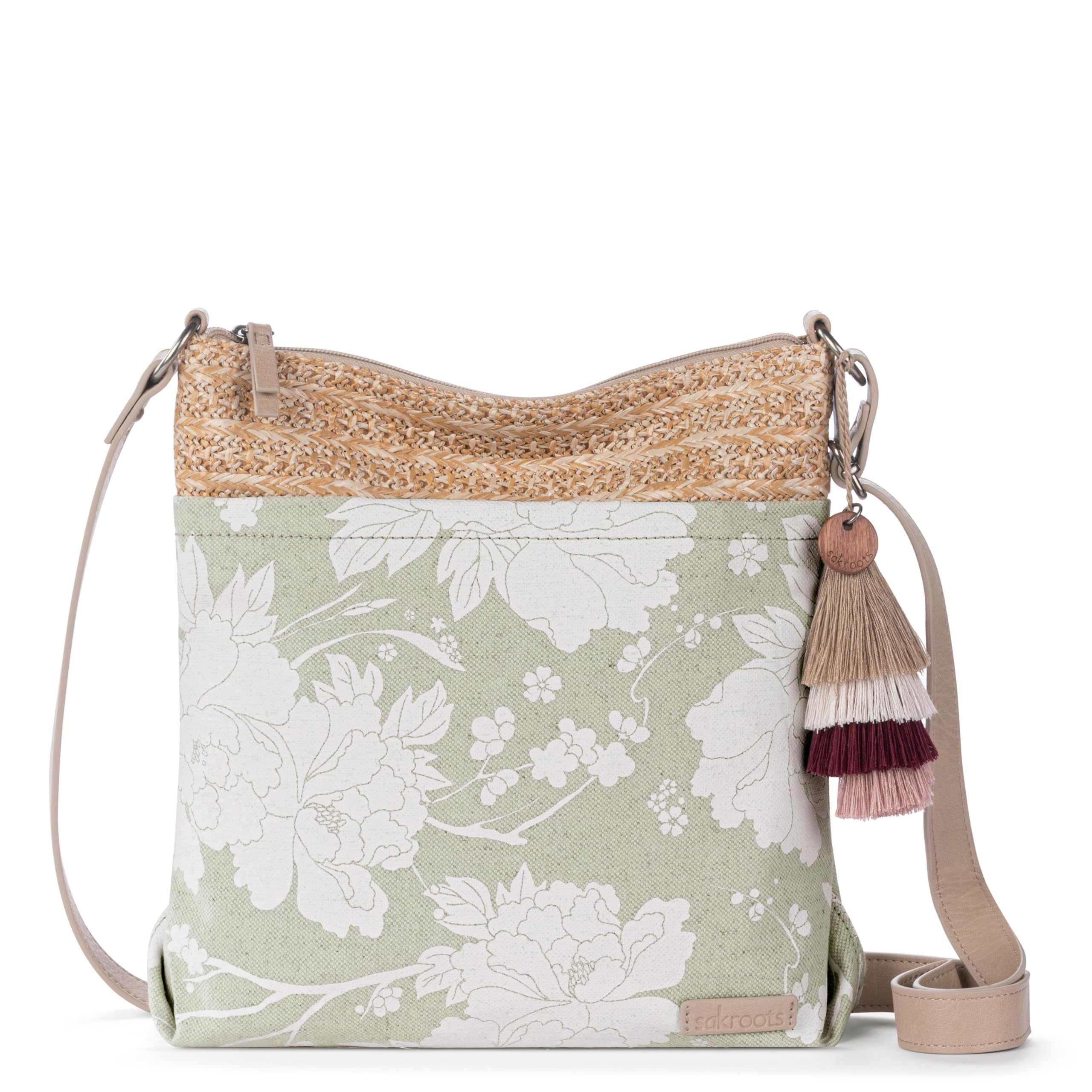 The Sak Basic Crossbody Purse - Cross Body Handbag For Everyday &amp; Travel - Zipper Closure &amp; Adjustable Strap