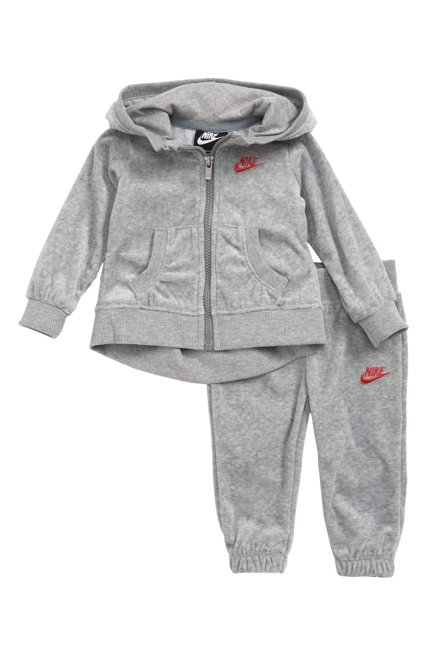 Nike Little Girls Velour Hoodie And Jogger Set Desertcart INDIA