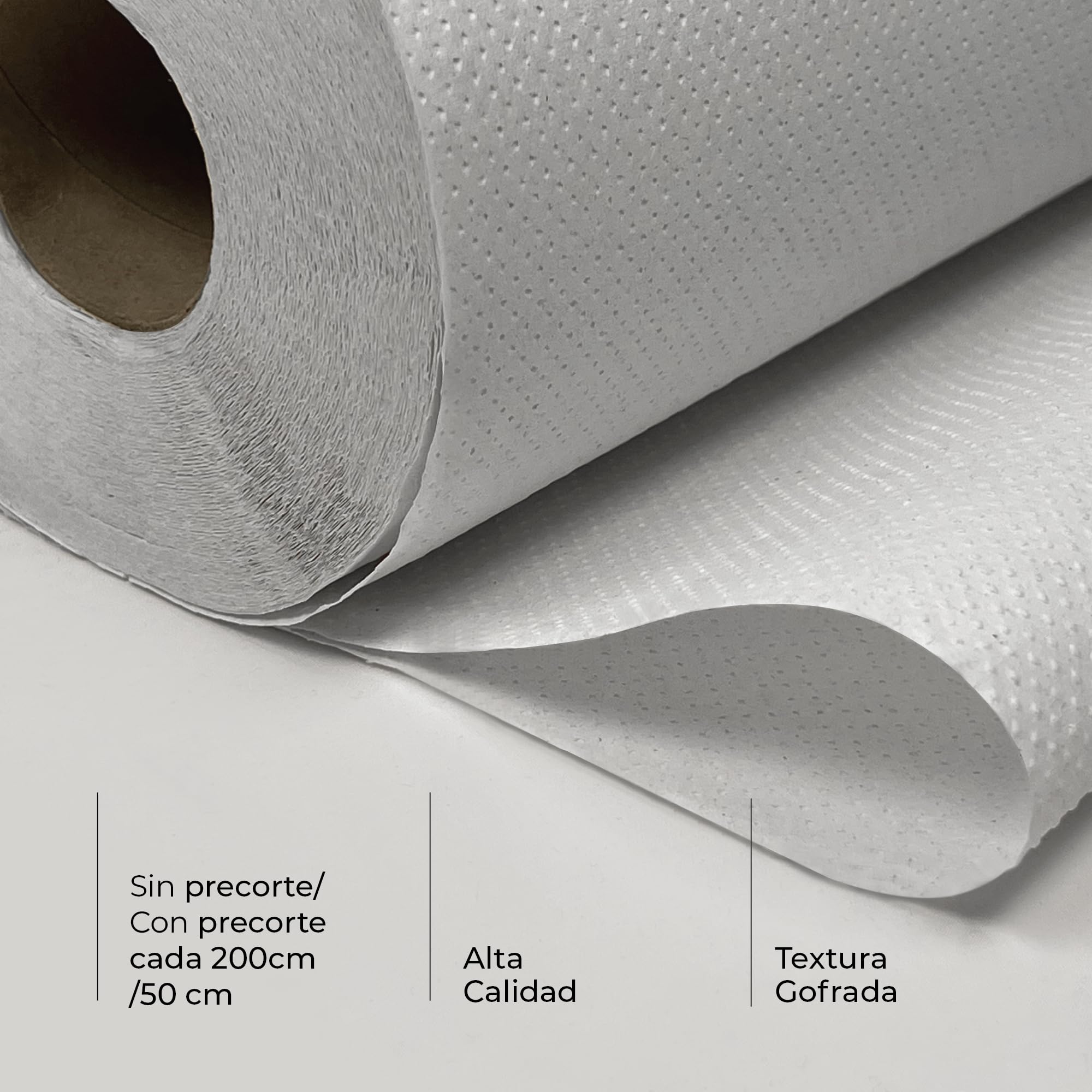 Papel Camilla ECO Precorte 50 cm (59 cm x 65 m) | Rollo Papel Camilla Masaje (6 Rollos)