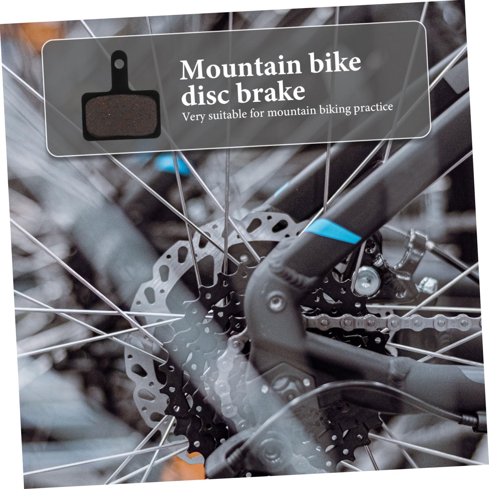 BESTonZON Fahrradbremse Halbmeter Bremspads für Scheibenbremsen Installieren Ergonomisches Design Langlebige Bremsbeläge für Mountainbikes und Rennräder