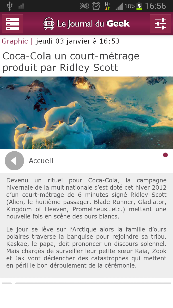 Journal du Geek (Officiel) - App on Amazon Appstore