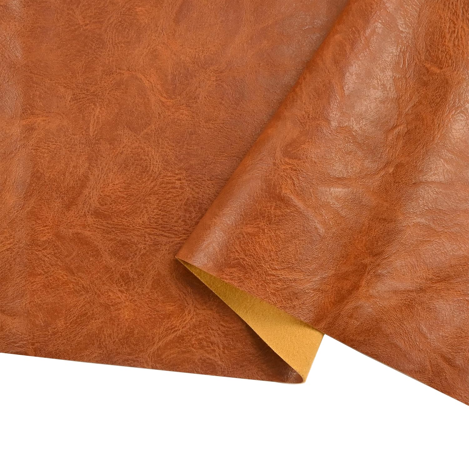 Yoquare Crazy Horse Faux Leather Light Brown