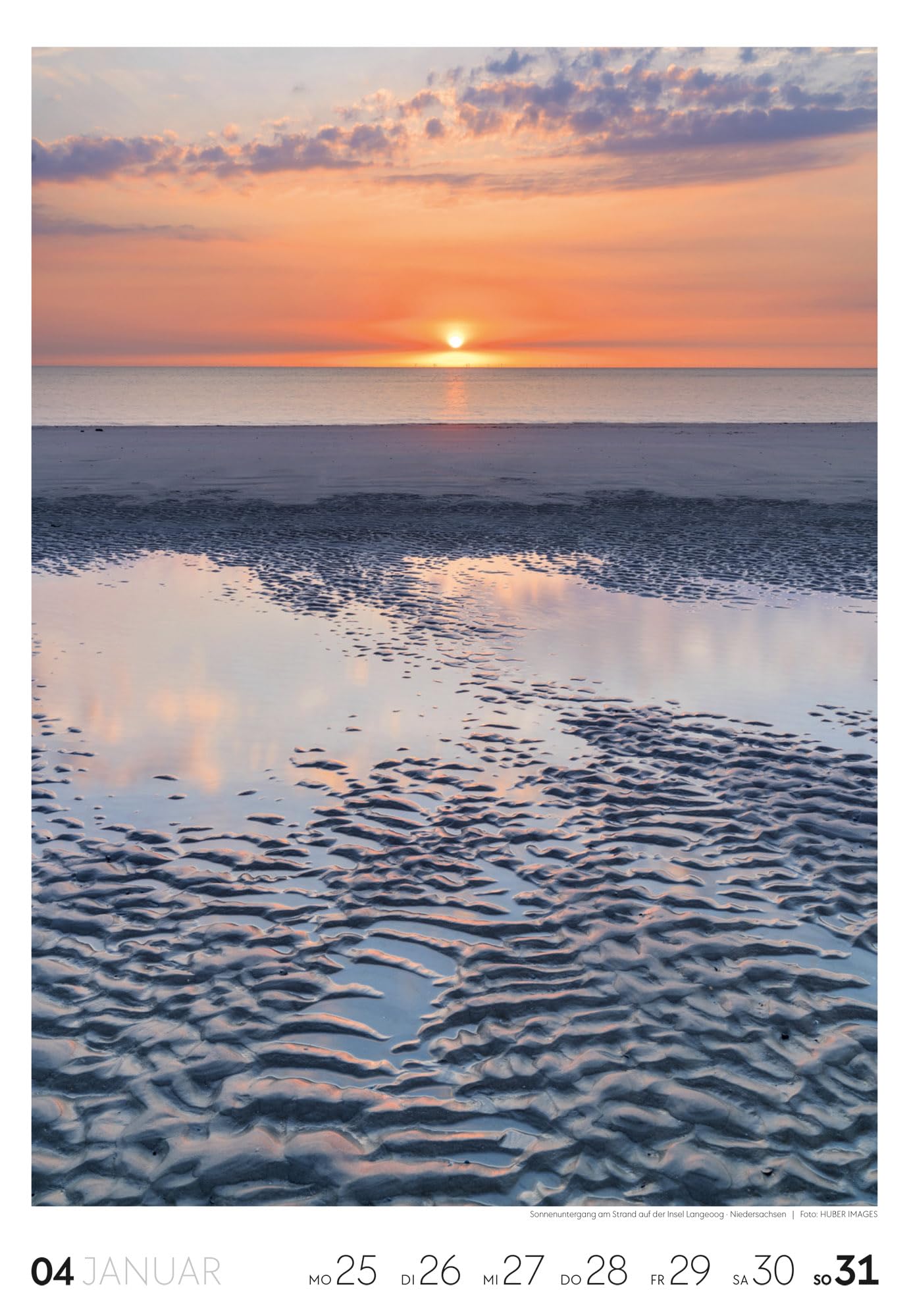 Küste Wochenkalender 2027: Meeres-Kalender mit 53 großformatigen Bildern im Hochformat (29x42 cm) | Strände der Ostsee und Nordsee in Deutschland