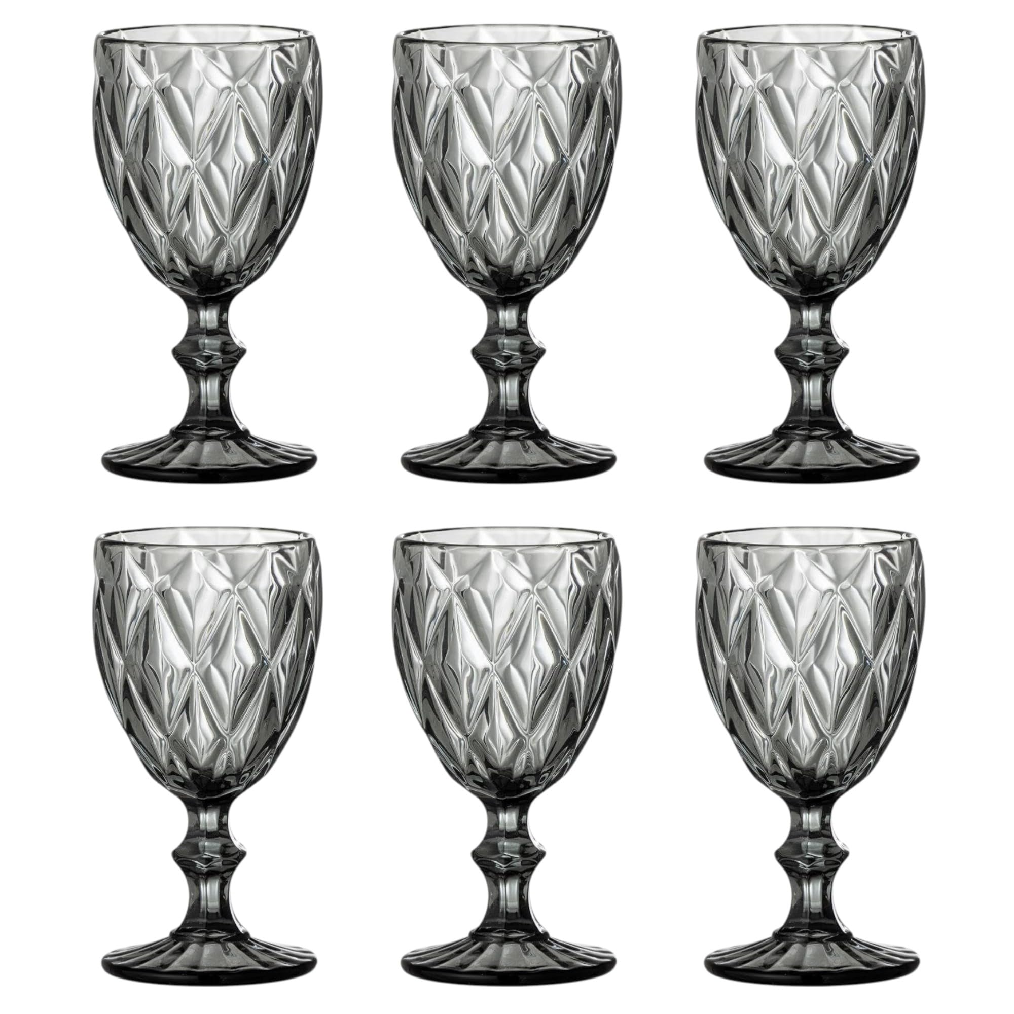 Verres à cocktail rétro en relief Rombus pour vos tables de fête et apéritifs d'été