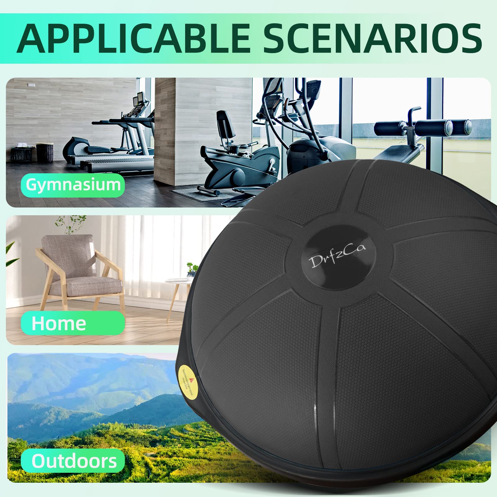 Amazon | DrfzCa 25インチ バランスボール 1500ポンド