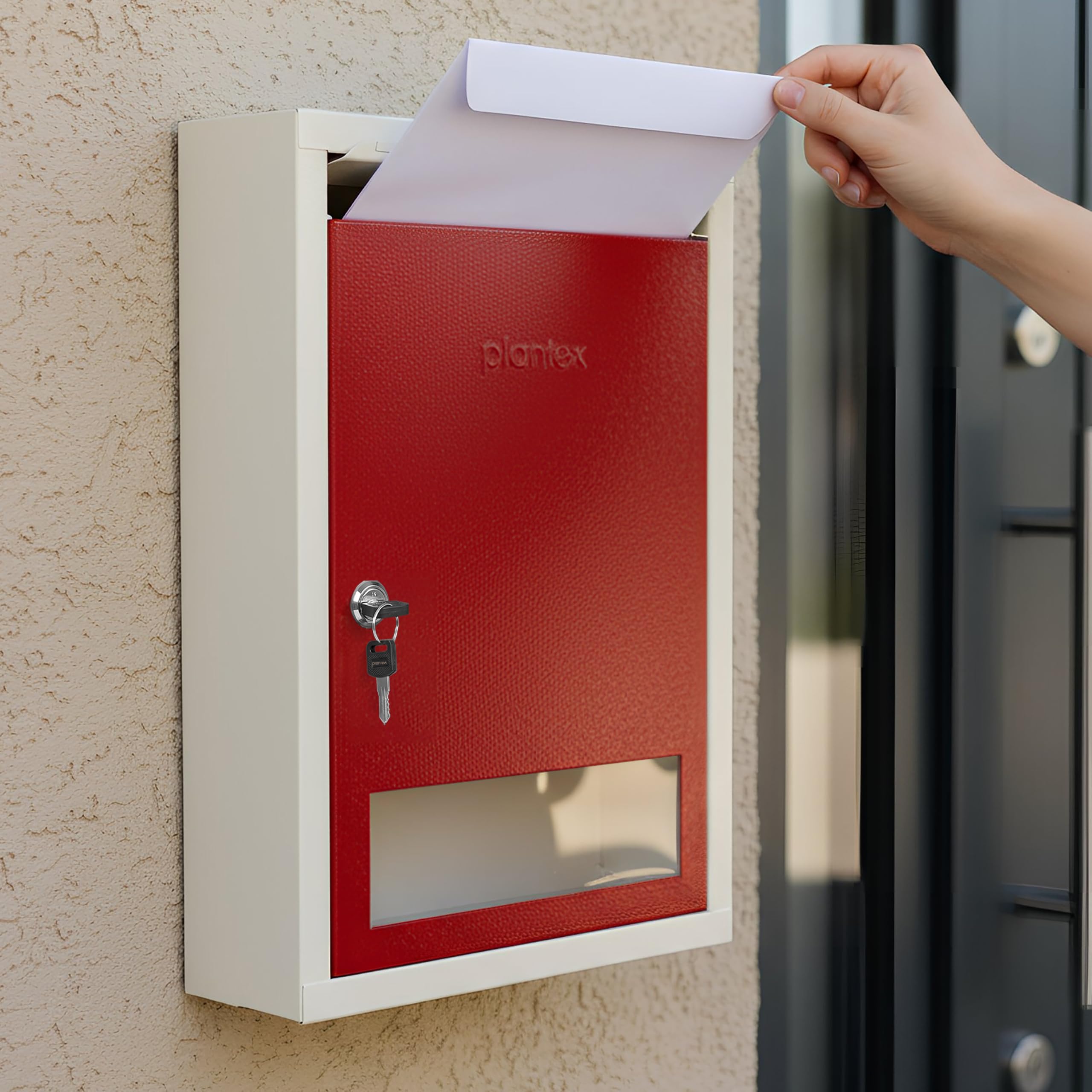 Plantex Letter Box - Lockable Mail Organizer -1