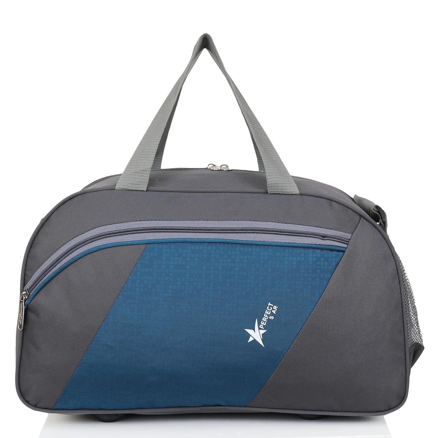 PERFECT STAR Travel Bags for Luggage Bags for Travel Duffle Bags for Travel Bags for Travelling Luggage Bags Travel Bag for Women Travel Bags Duffle Bag Without Wheels (Grey & Tblue) (B0D3Y562C4) Amazon Price History, Amazon Price Tracker