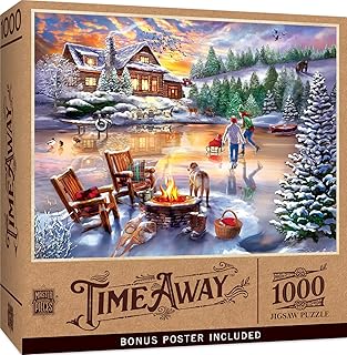 Masterpieces 1000 Piece Jigsaw Puzzle for Adults, Family, Or Kids - an Evening Skate - 19.25