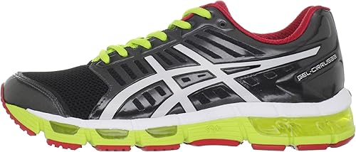 asics gel cirrus33 men's shoes black/white/red