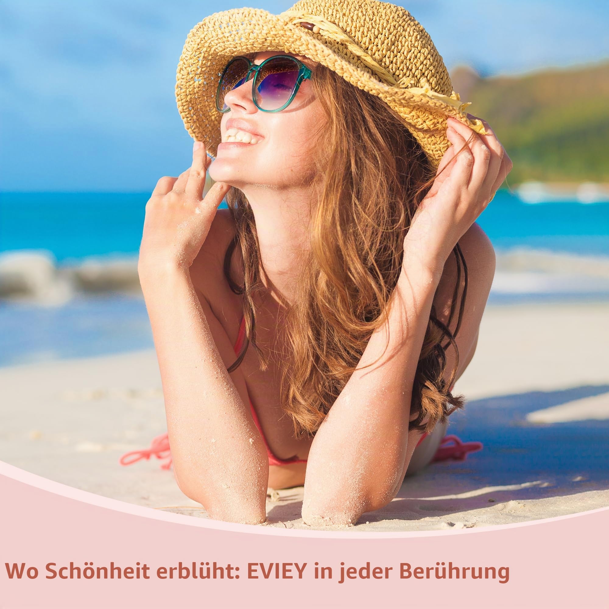 EVIEY Gesichtshaarentferner für Frauen - Bekannt aus dem TV Schmerzloser Gesichtsrasierer - Elektrisches Haarentfernungsgerät für Gesicht Lippen Pfirsich Fuzz mit Licht