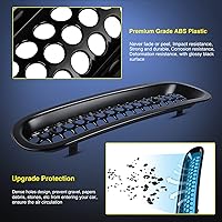 Vista 3 de Nilight Protector de insertos de malla con clip para parrilla para Wrangler JK 2007-2017