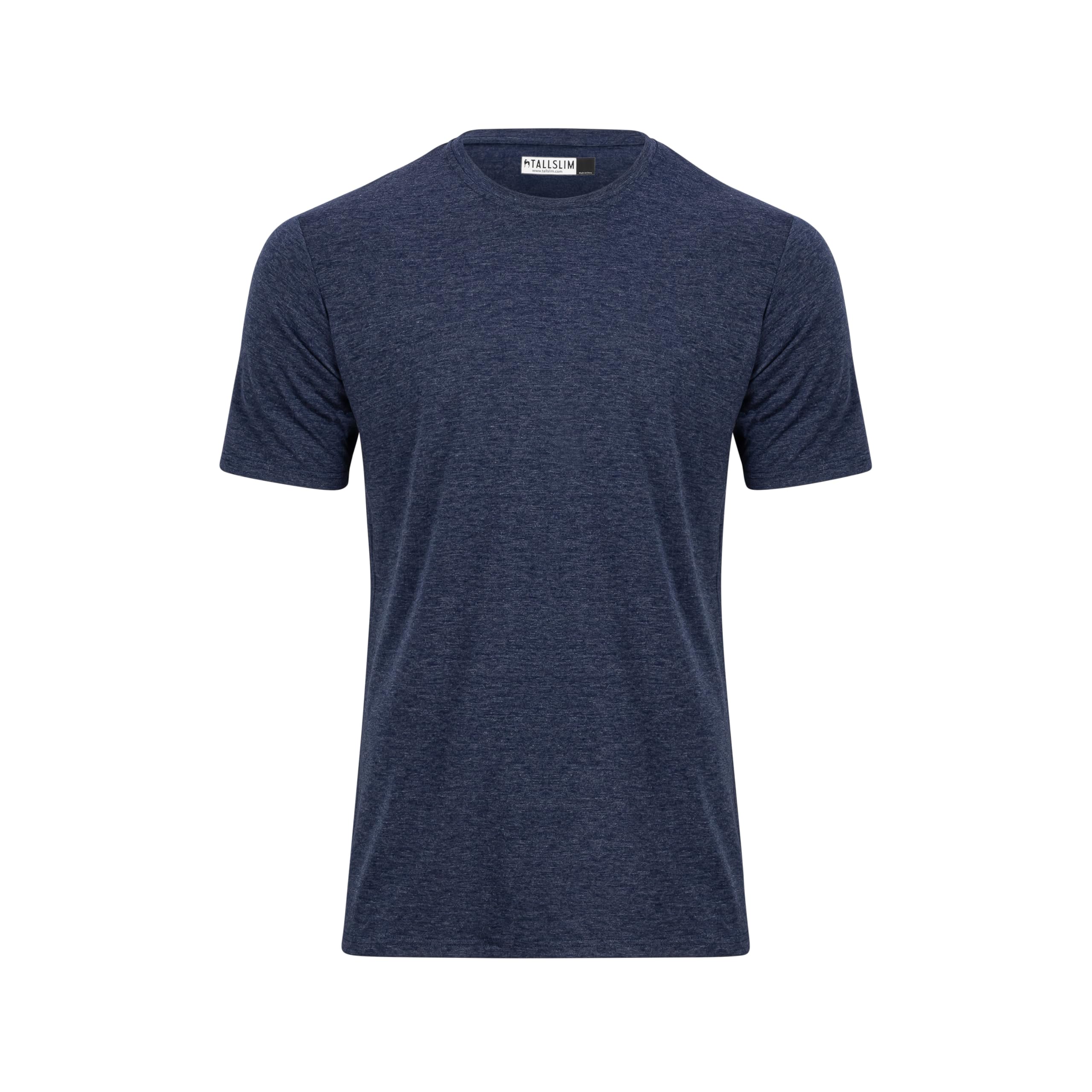 TallSlim Men's Tall Slim-Fit Short Sleeve Crewneck T-Shirt - Extra Long, Slim Fit, Preshrunk Easy Care