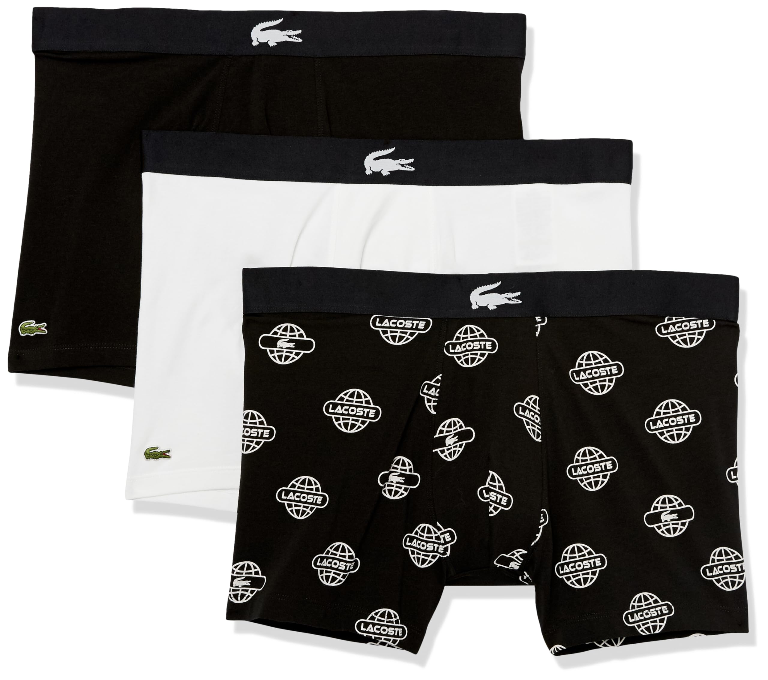 Men's Casual Classic Cotton Stretch Boxer Briefs (3 Pack)