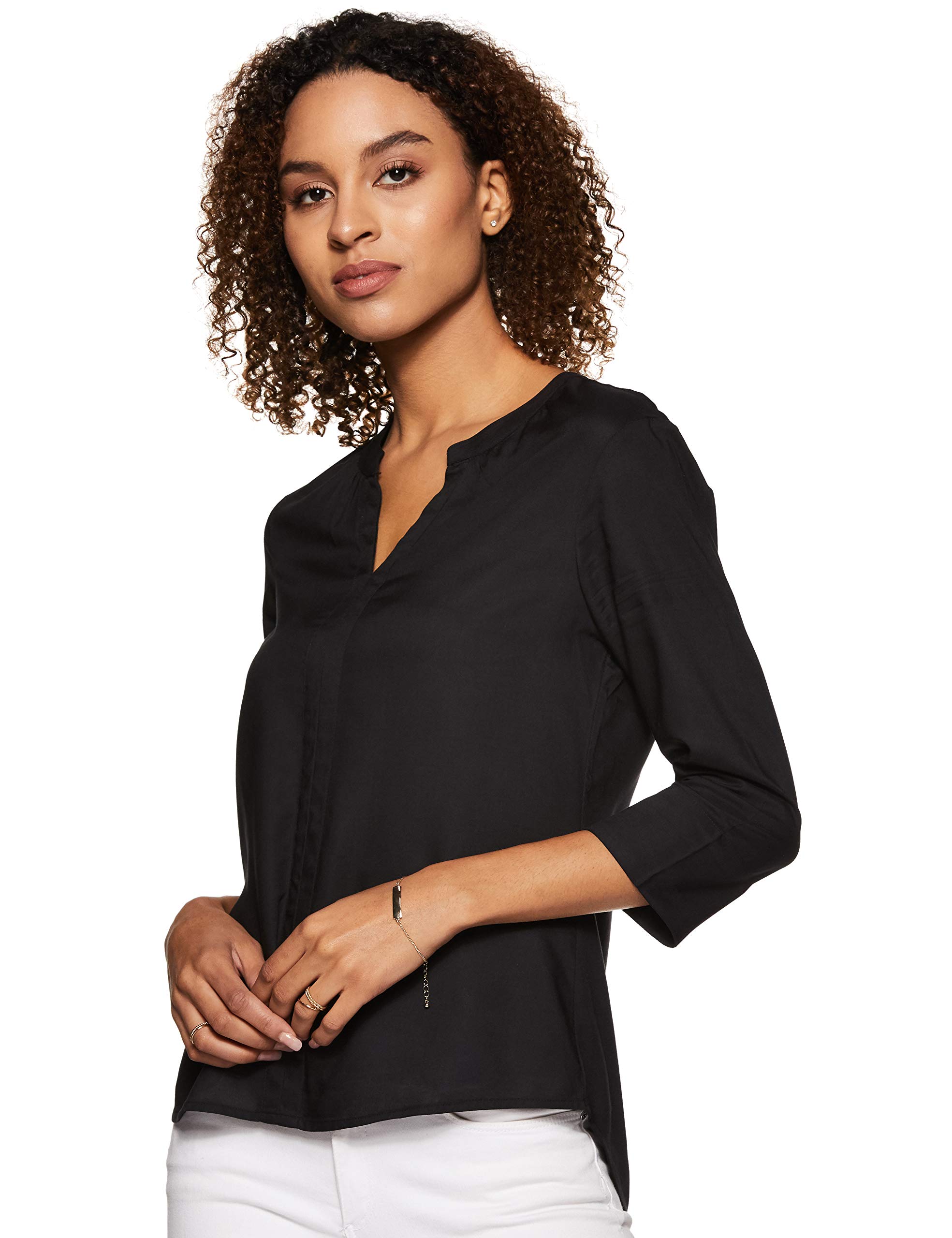 Amazon Brand - SymbolWomen's Solid Regular Fit Top