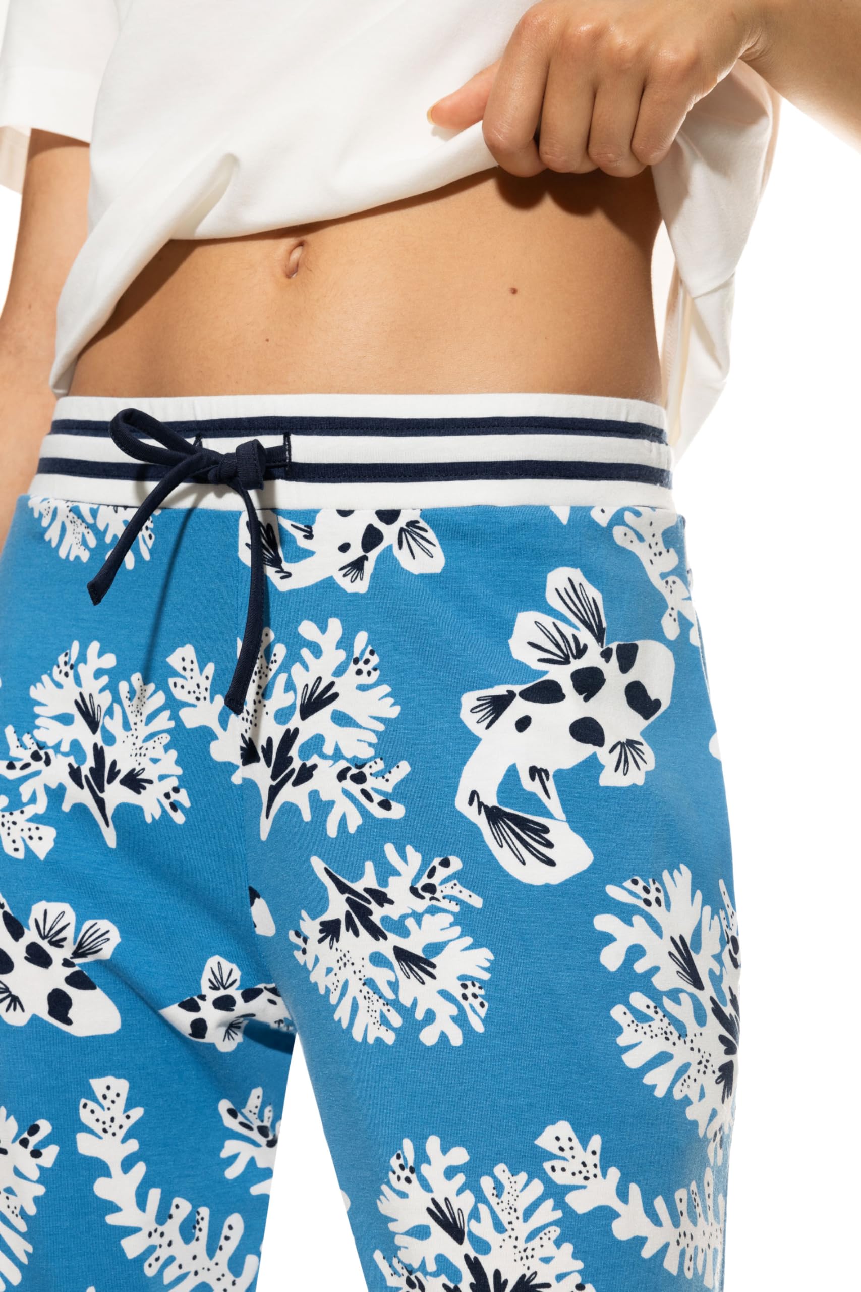 Mey Nachtwäsche Serie Loli Damen Yoga Pants Holiday Blue XXL(XXL)