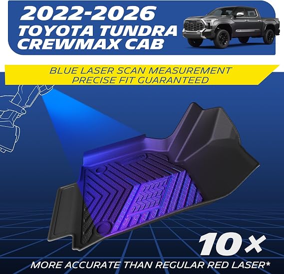Michelin Vehicle Mats for 2022-2026 Toyota Tundra CrewMax Cab