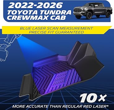 Michelin Vehicle Mats for 2022-2026 Toyota Tundra CrewMax Cab
