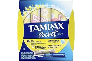 Tampax Pocket Pearl Travel Tampons: Discreet Protection for On-the-Go