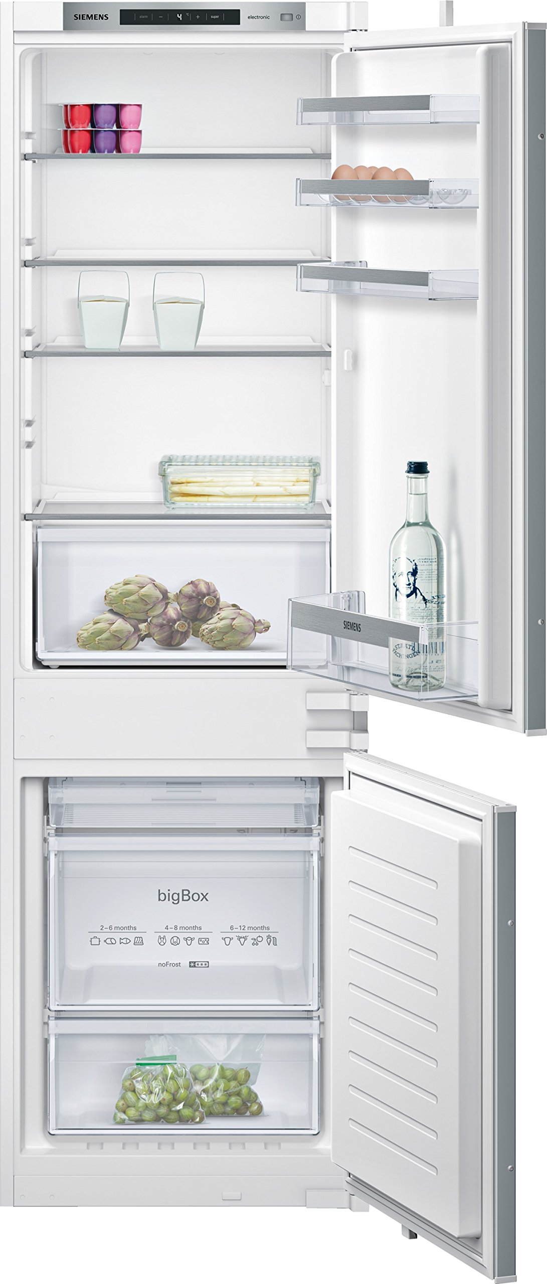 Siemens KI86NVS30 Frigorifero congelatore A++ / Altezza 177,20 cm / 222 kWh/anno/l frigorifero / 67 l congelatore/No Frost/tecnologia porta a traino